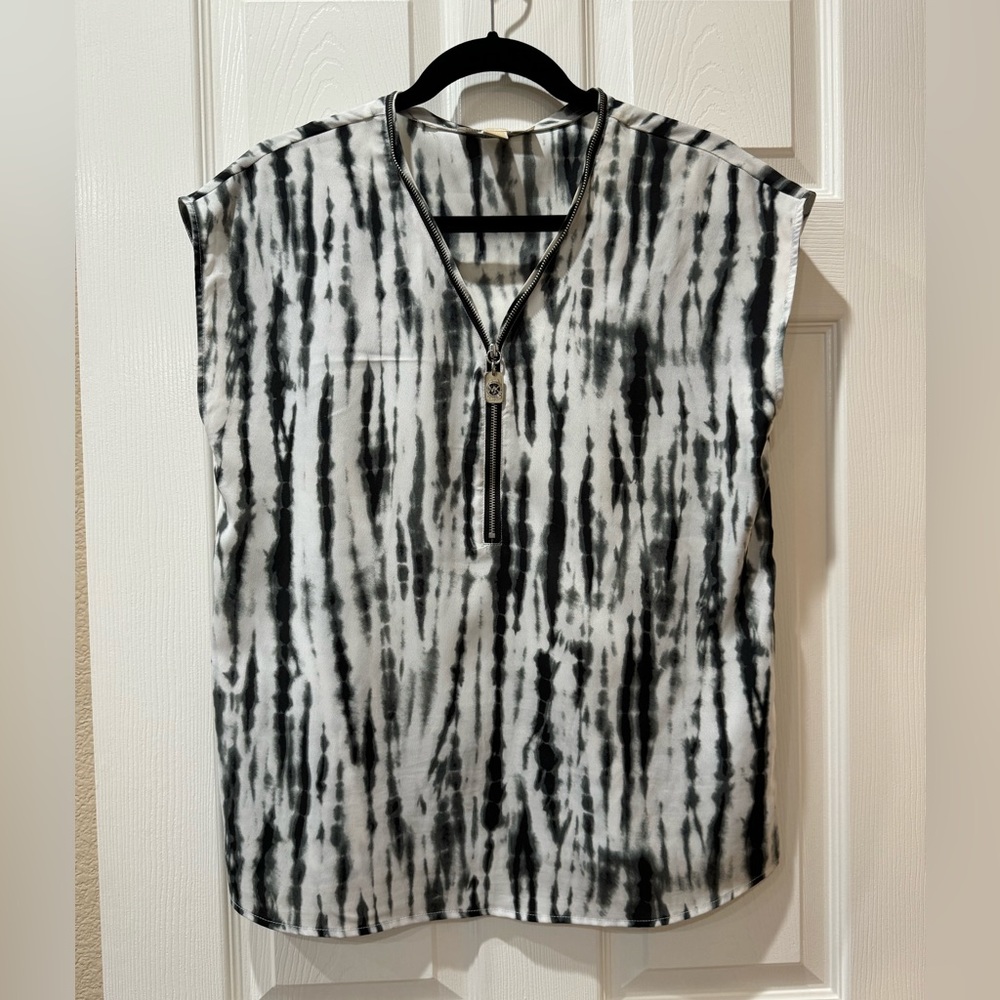 Michael Kors Blouse with Zipper Detail
